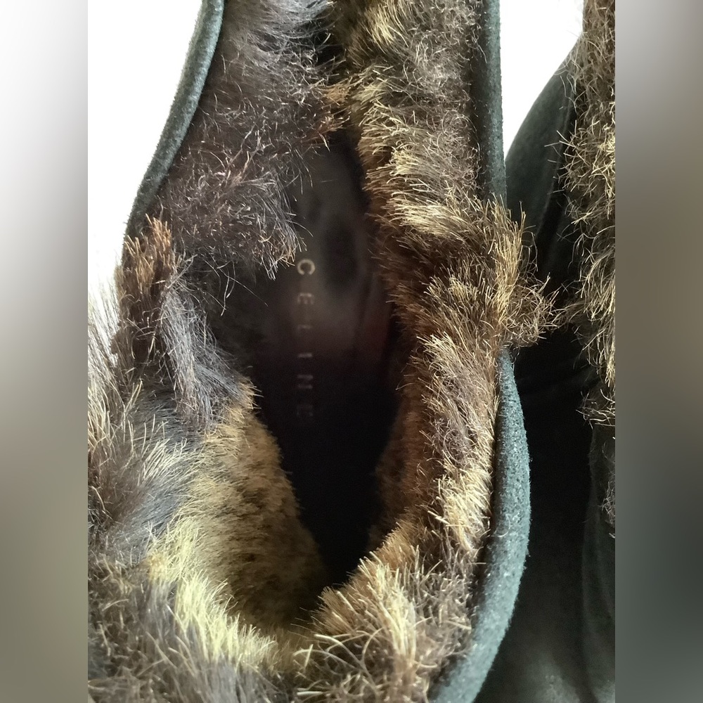 Celine Fur Lined Ladies Bootie - Picture 12 of 16